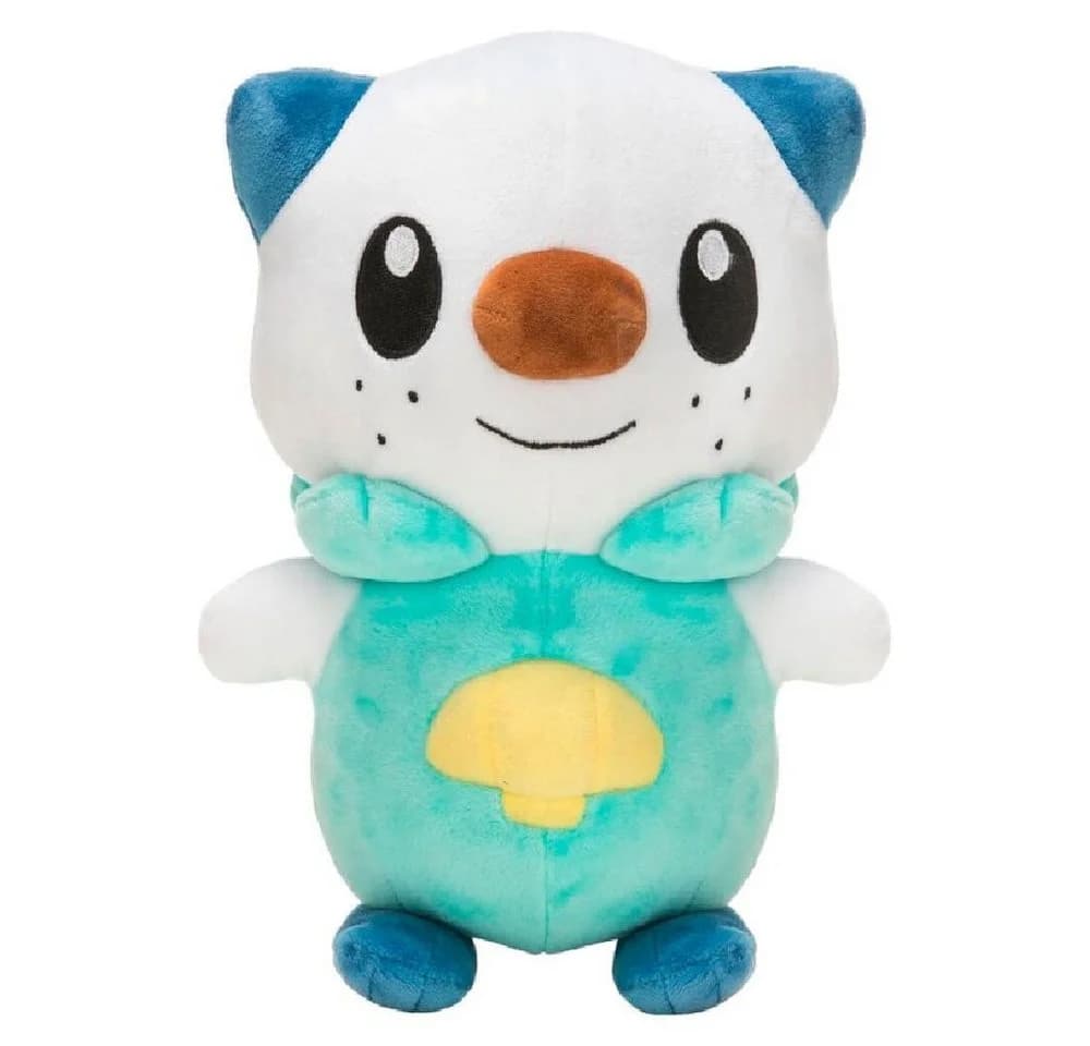 Jazwares Pokémon Oshawott Plüschtier 20cm Blau