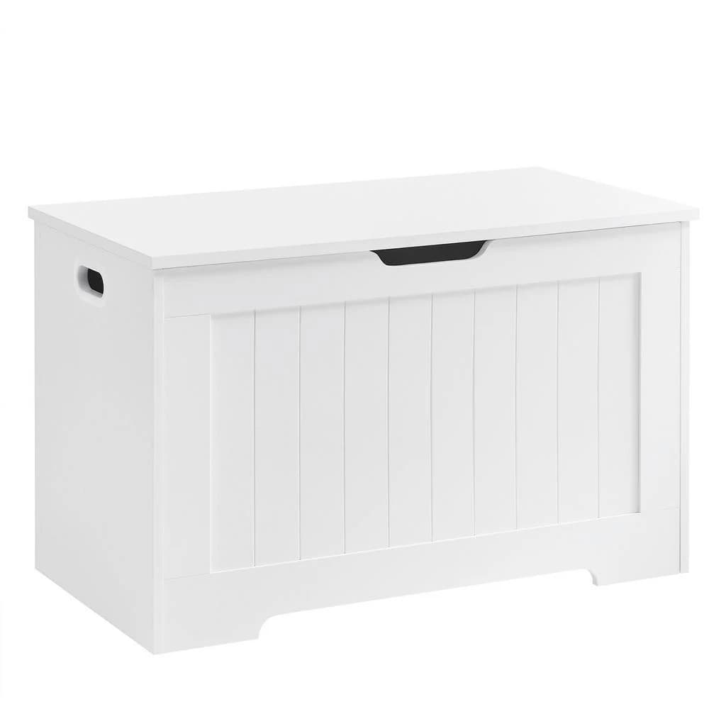 Boxxx Truhe Vasagle Weiß Holzwerkstoff 76x48x40 cm