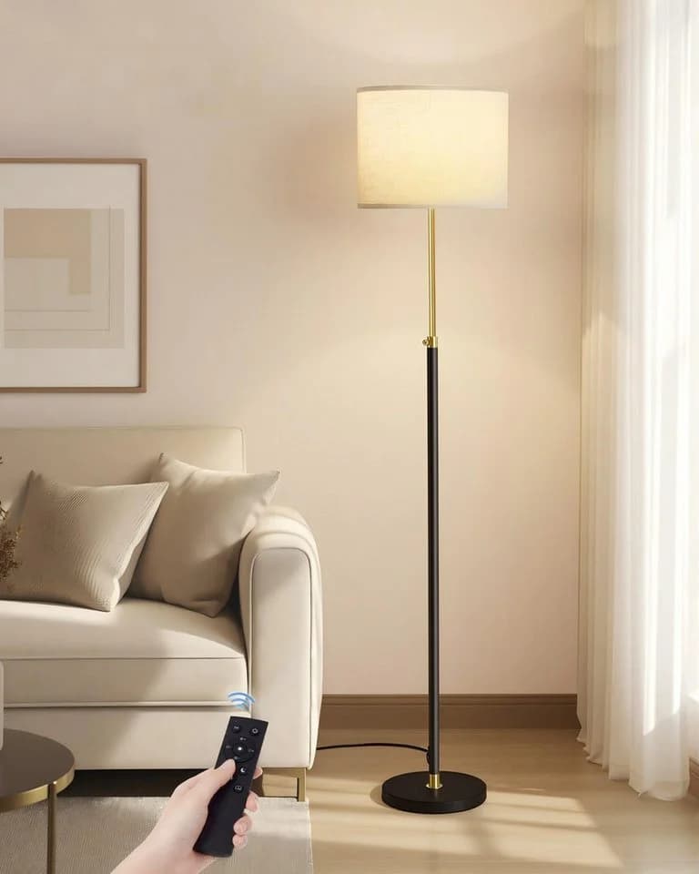 VASAGLE Stehlampe höhenverstellbar LED Leselampe