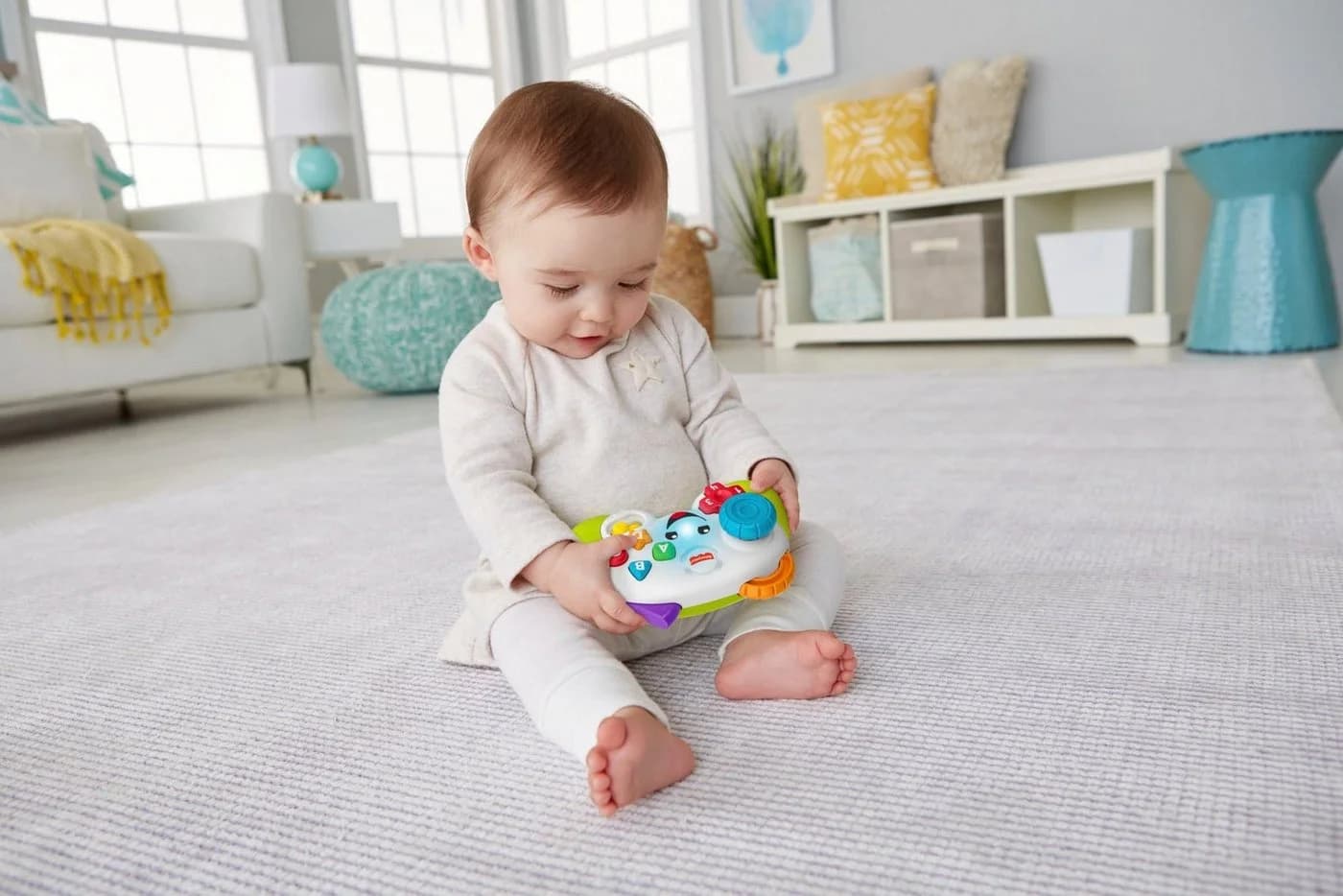 Fisher-Price Lernspielzeug Lernspaß Spiel-Controller mit Licht und Sound