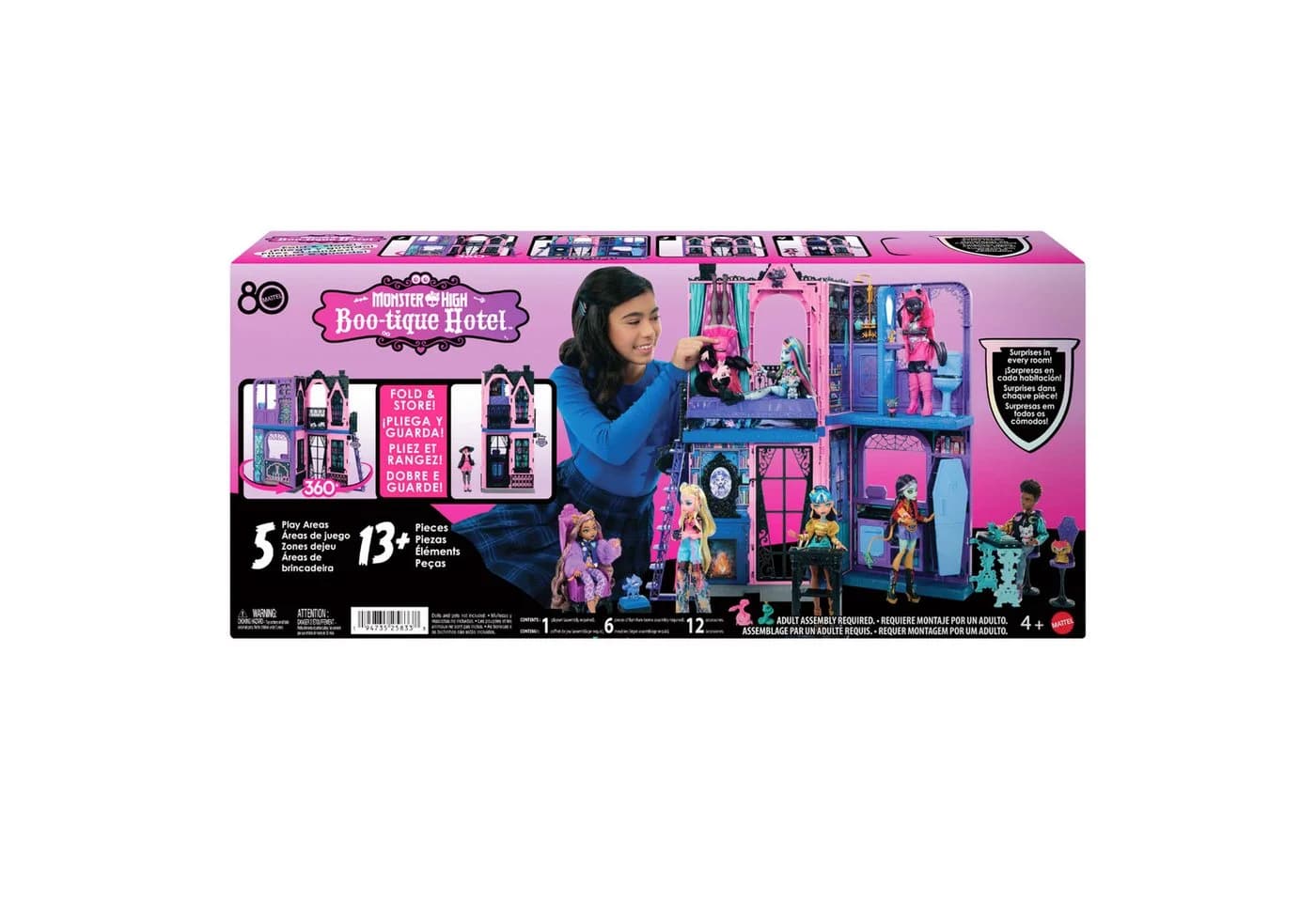 MonsterHigh™ Puppenhaus Monster High Boo-tique Hotel Bunt