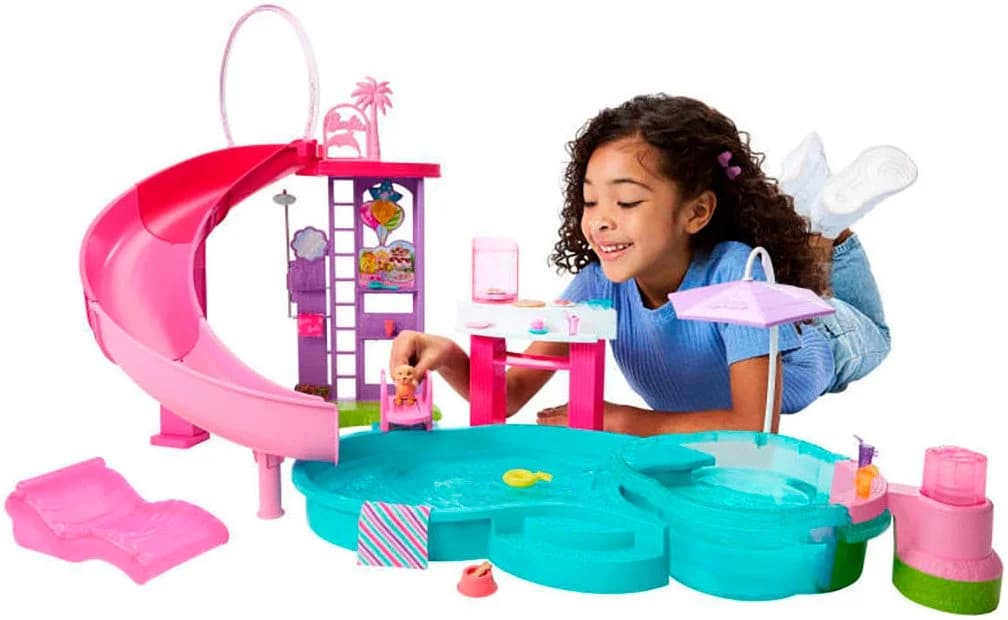 Barbie Puppen Planschbecken Barbie Traumpool Rosa