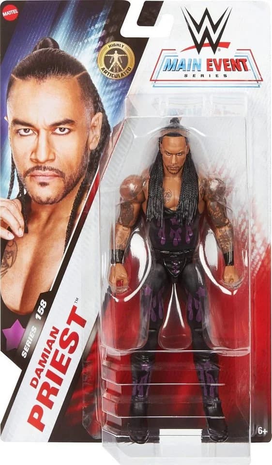 Mattel WWE Actionfigur 15 cm mit Zubehör und 14 Bewegungspunkten