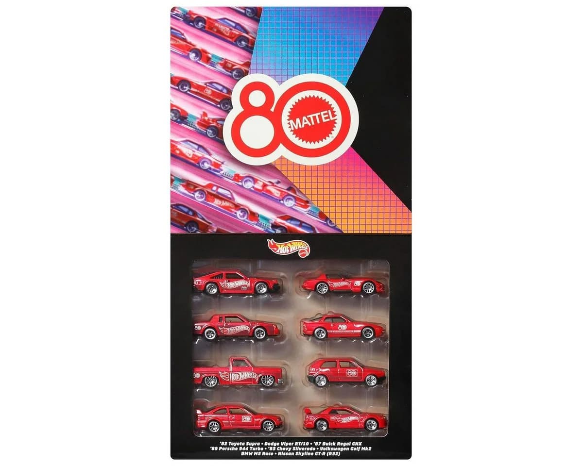 Mattel® Hot Wheels 80th Anniversary 8er Pack Spielzeug-Auto
