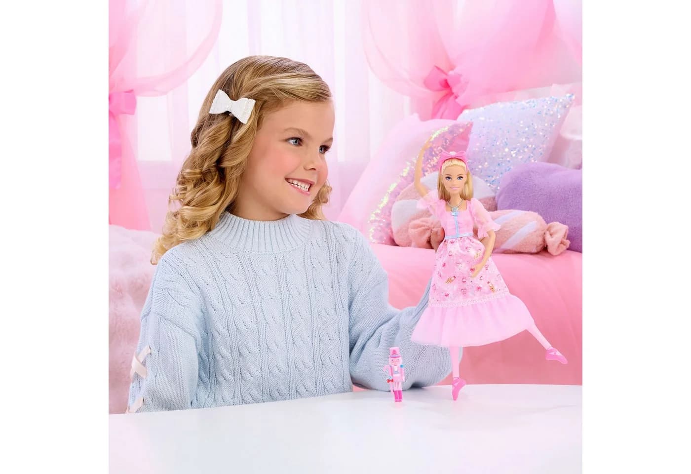 Barbie Anziehpuppe Der Nussknacker Ballerina-Puppe Clara Rosa
