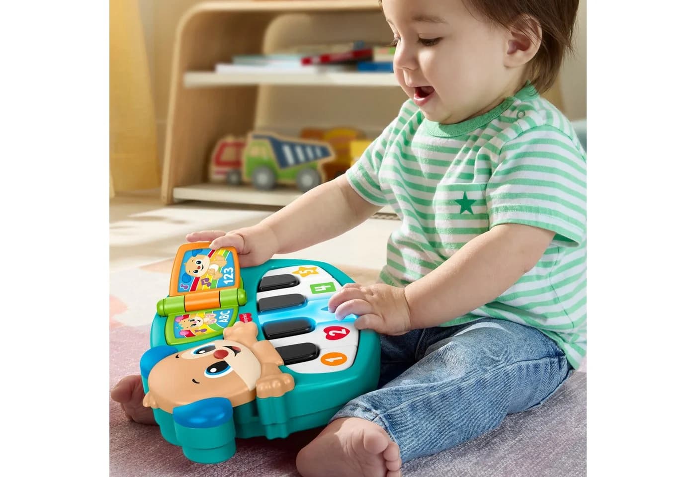 Fisher-Price® Hündchen-Piano mit Licht- und Soundeffekt