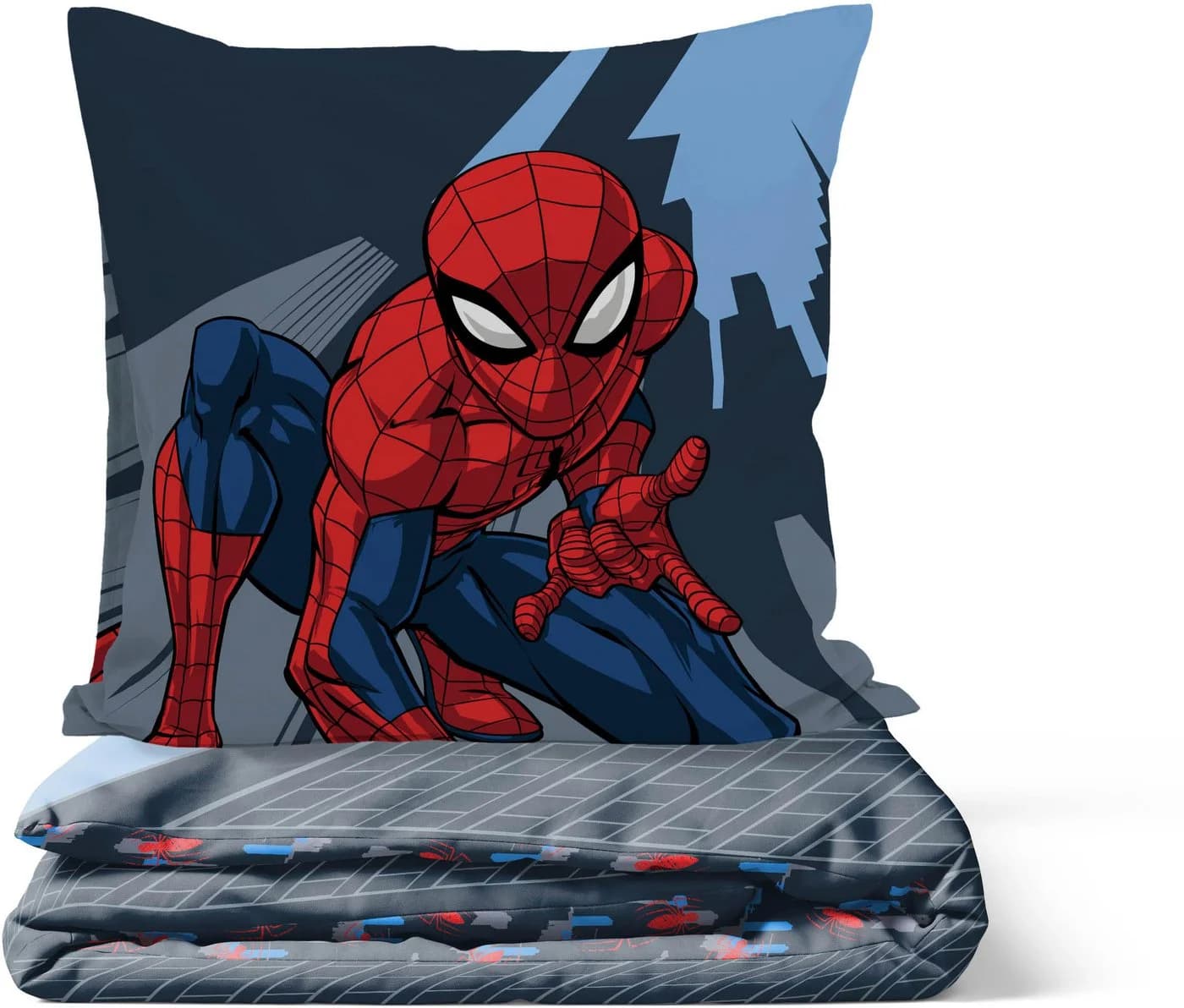 Kinderbettwäsche Marvel Spiderman Blau