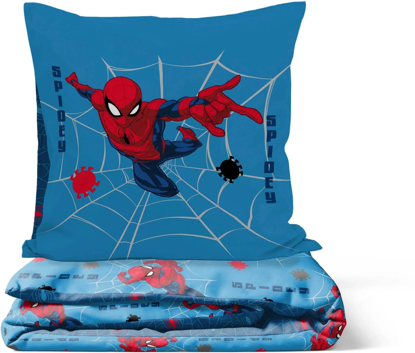 Marvel Spiderman Bettwäsche-Set 135x200 cm + Kissenbezug 80x80 cm