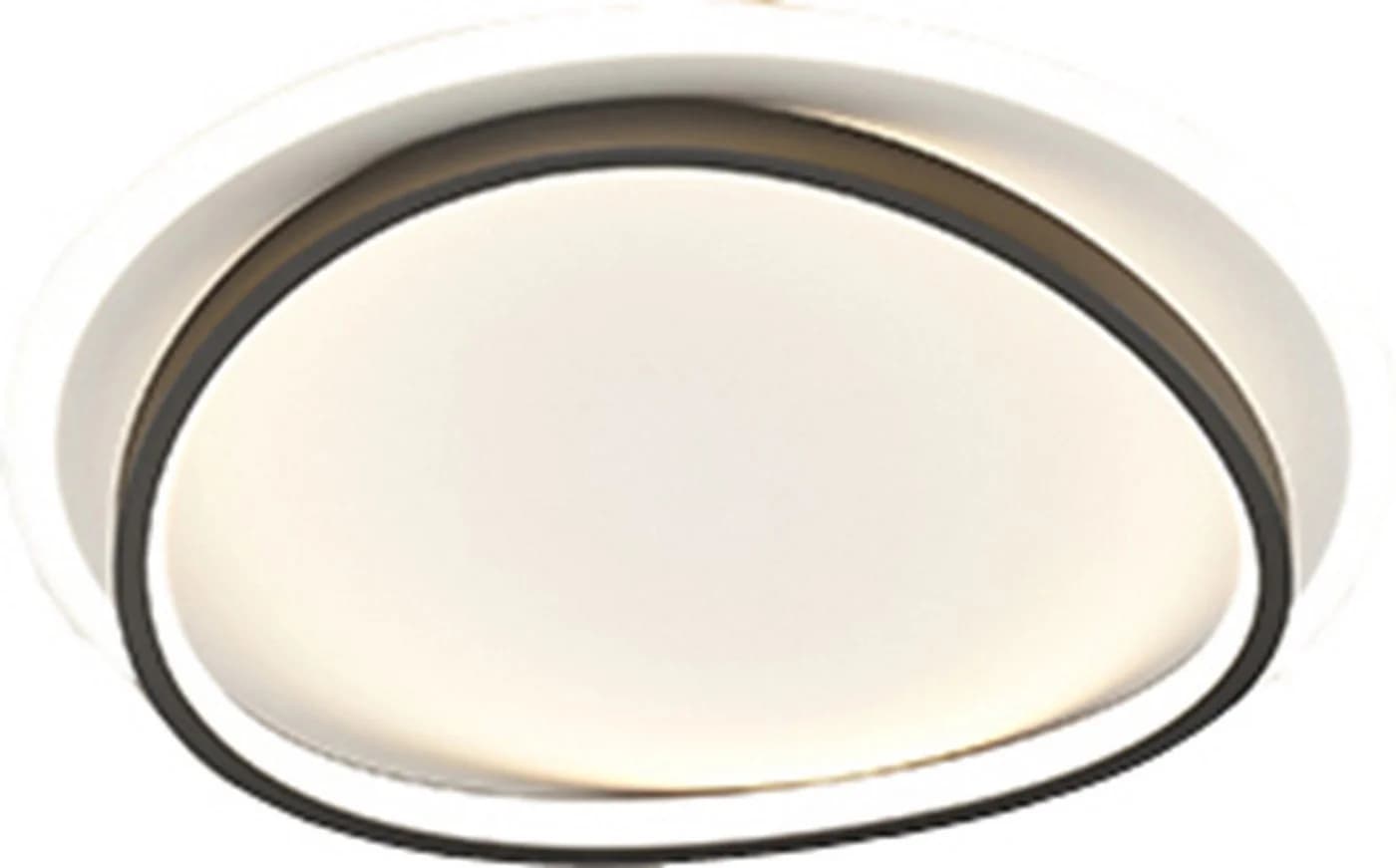 Eurotondisplay LED Deckenleuchte Fernbedienung Schwarz