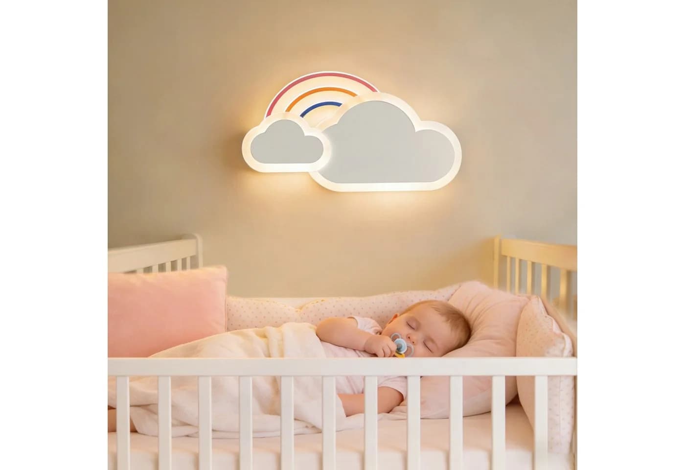 RRBEST LED Deckenleuchte Kinderzimmer Weiß mit Fernbedienung & App