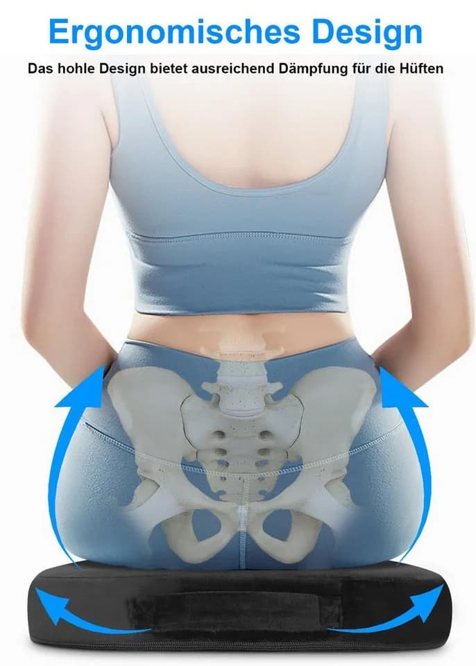 Ergonomisches Sitzkissen aus Memory-Schaum