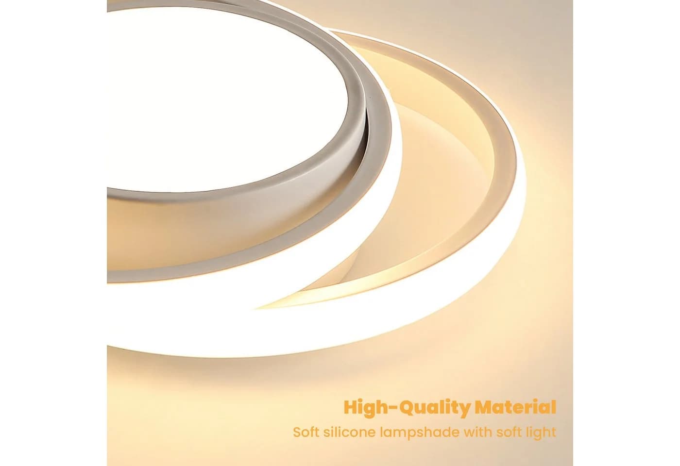 Riserva LED Deckenleuchte Rund 2er Set 36W Warmweiß