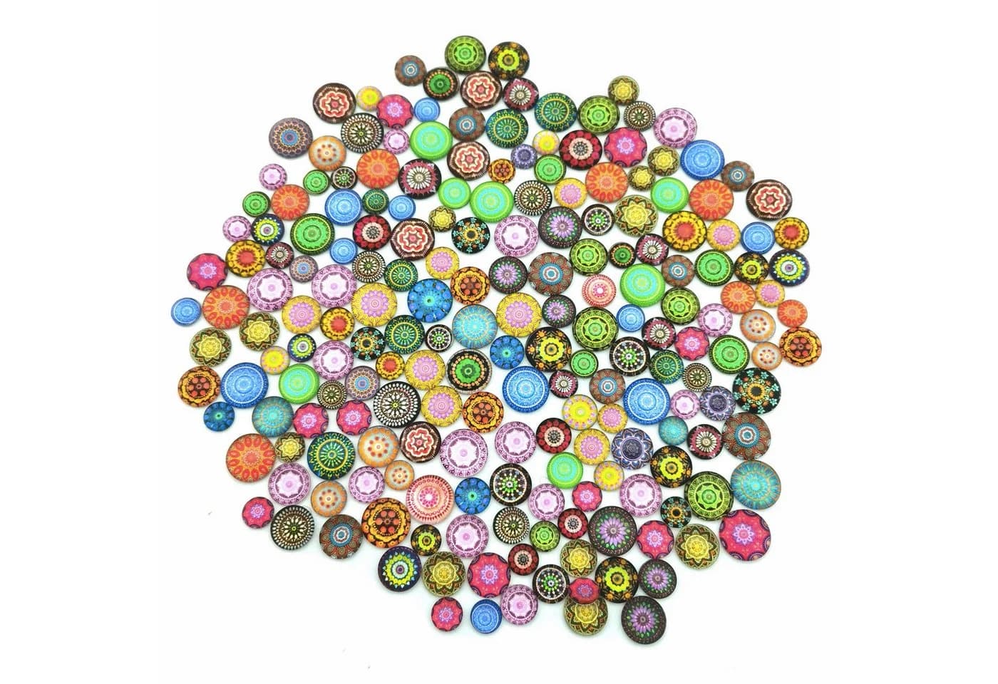 Armena Deko-Glas 200 Stück Bunt