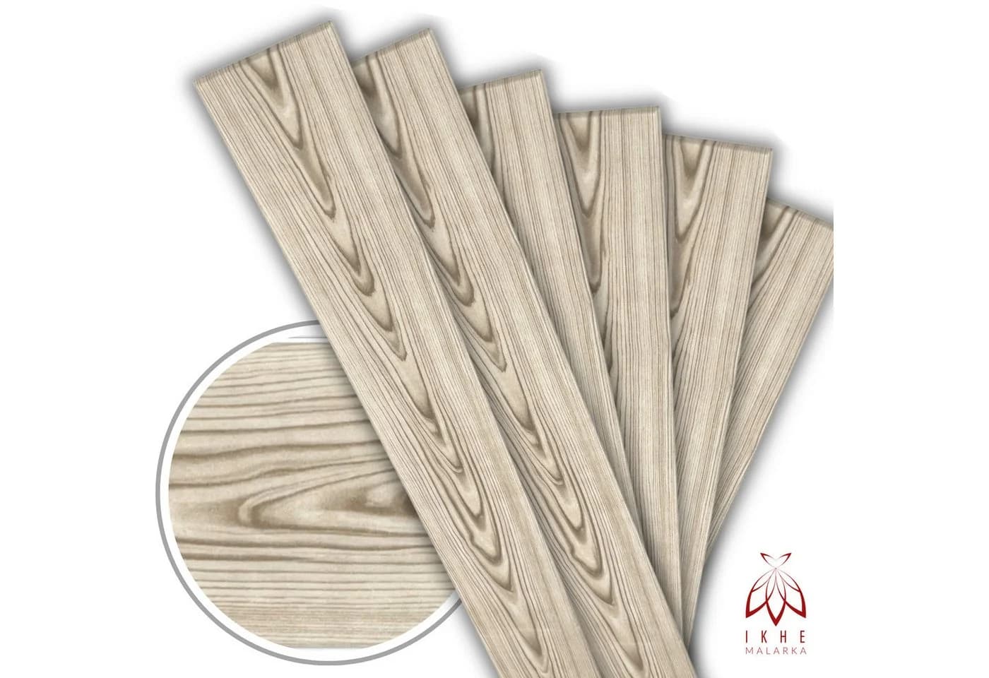 IKHEMalarka 3D Wandpaneel XPS Holzoptik Marmor Imitat