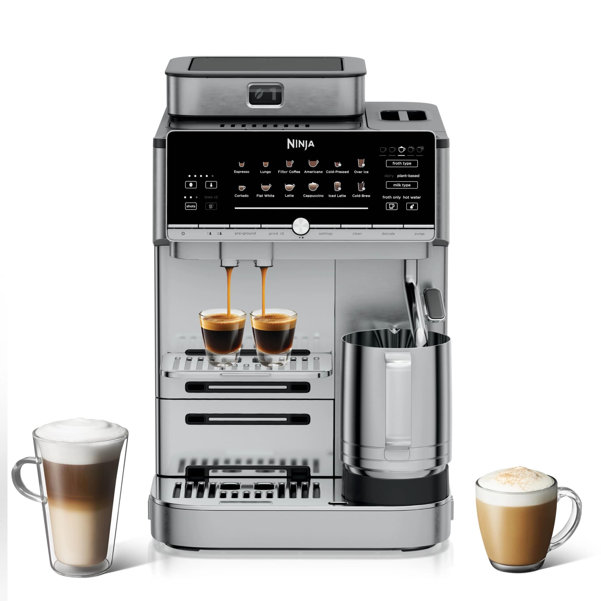 NINJA AutoBarista Pro Kaffeevollautomat AE1051EU Silber
