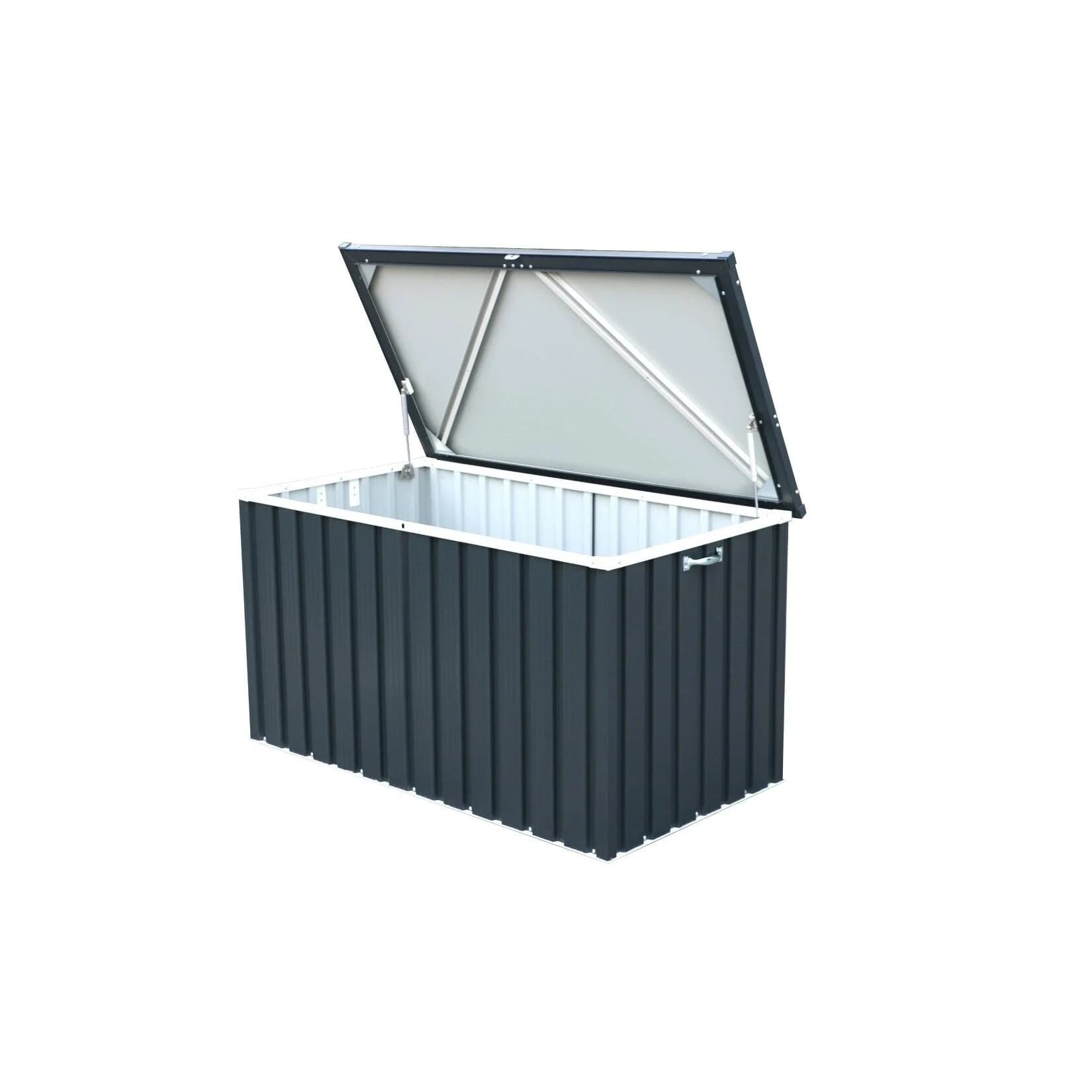 Duramax Metall Gerätebox Garten Aufbewahrungsbox 585 l