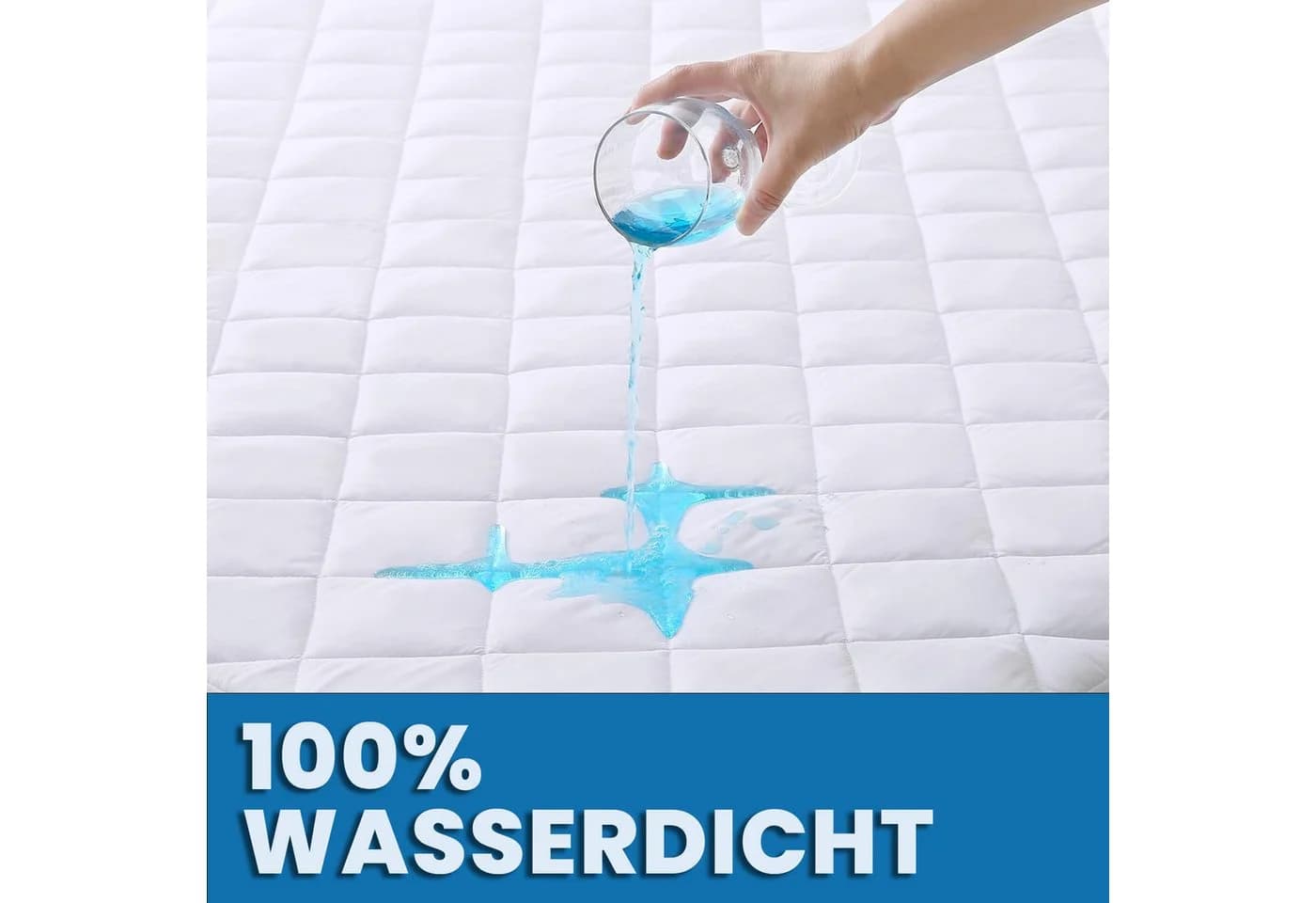 Livessa Matratzenauflage Gesteppte Mikrofaser Kapitone