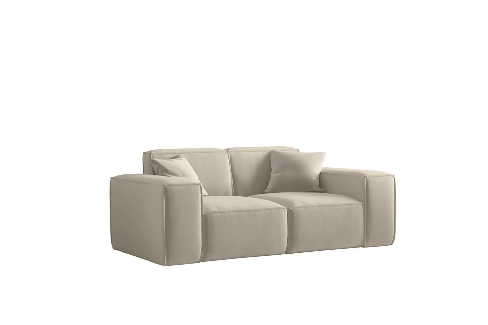 Fun Möbel Designersofa CELES PREMIUM 2-Sitzer Stoff