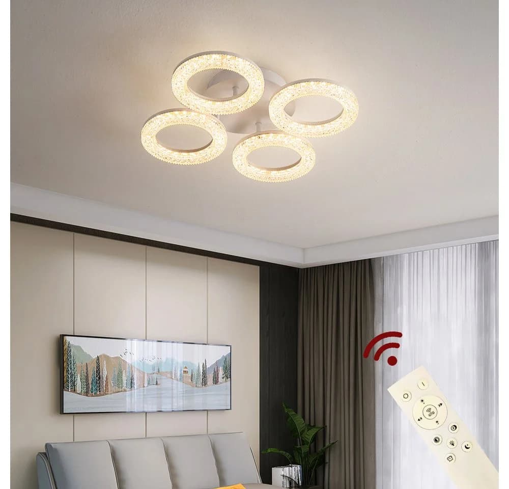 Eurotondisplay LED Deckenleuchte Fernbedienung Lichtfarbe/Helligkeit einstellbar