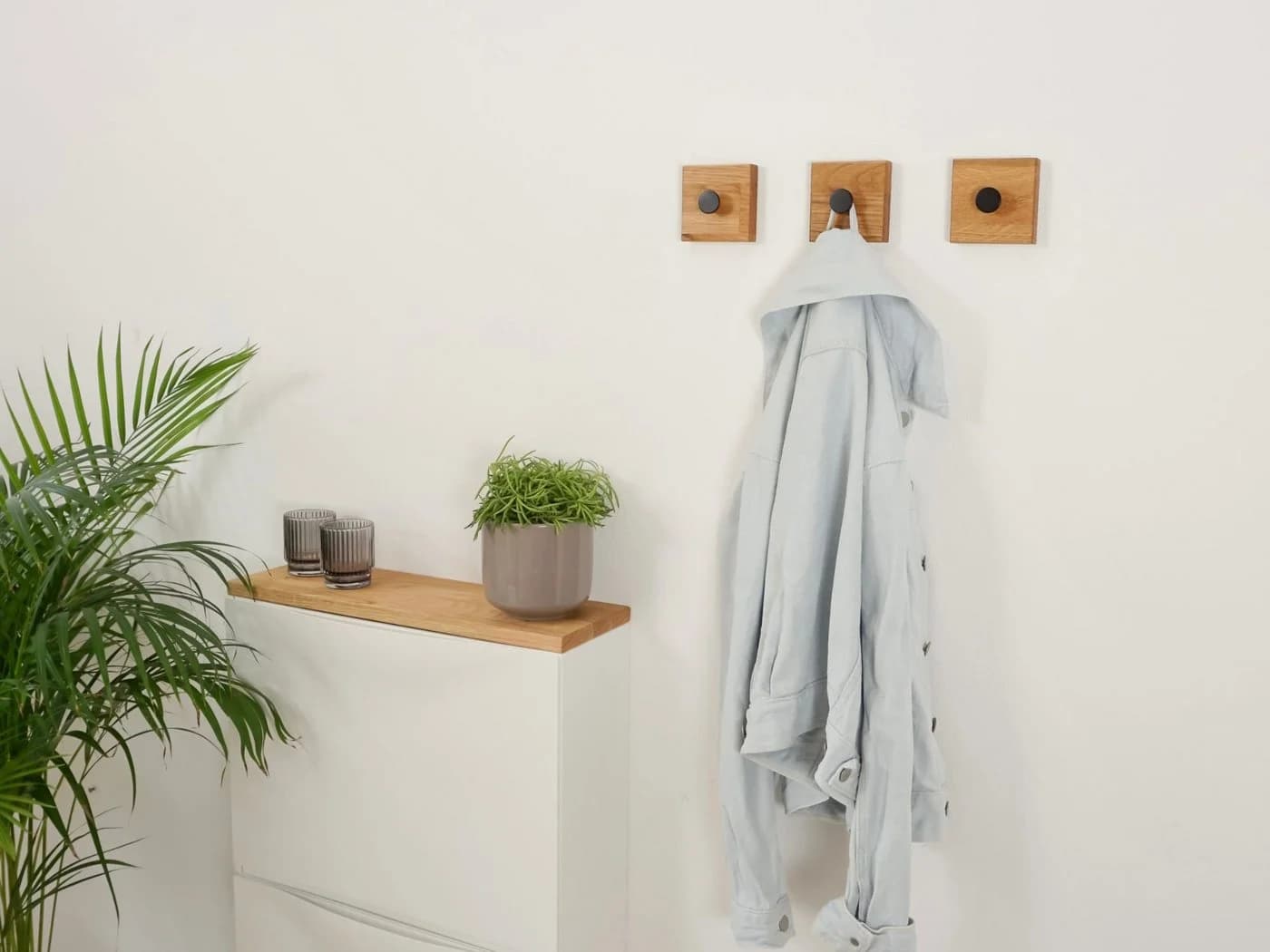 Omformo Garderobenhaken Tavla (Set, 3) Eichenmassivholz
