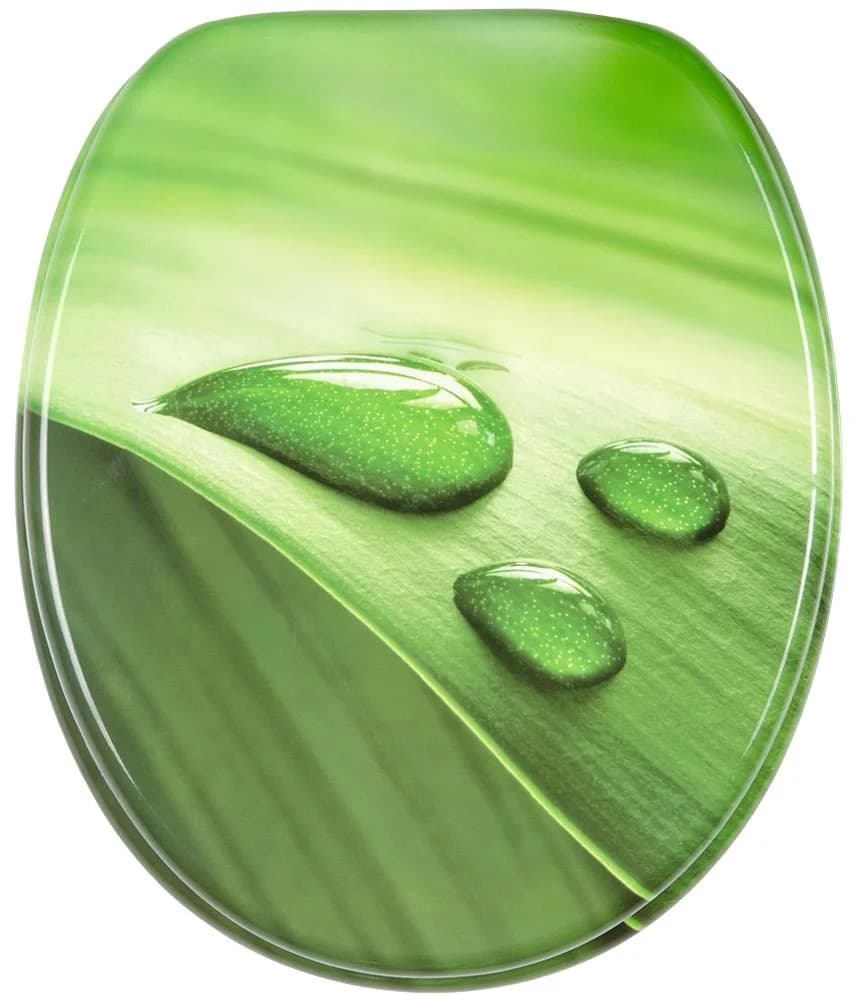 Sanilo WC-Sitz Green Leaf Universell Leichte Montage Hochwertig Modern
