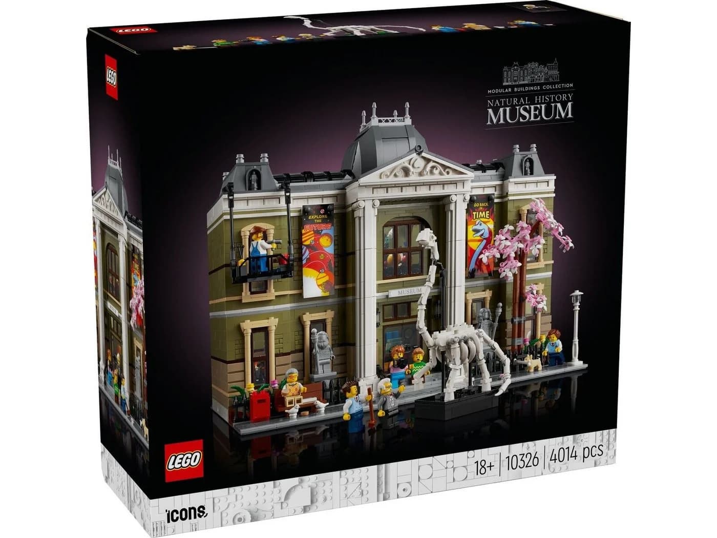 LEGO® Icons Naturhistorisches Museum 10326 Bauset 4014 Teile