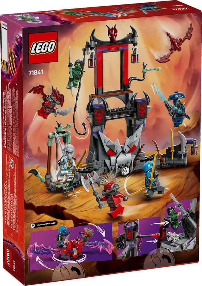 LEGO® NINJAGO® 71841 Drachensturmdorf Konstruktionsspielsteine, (305 St)