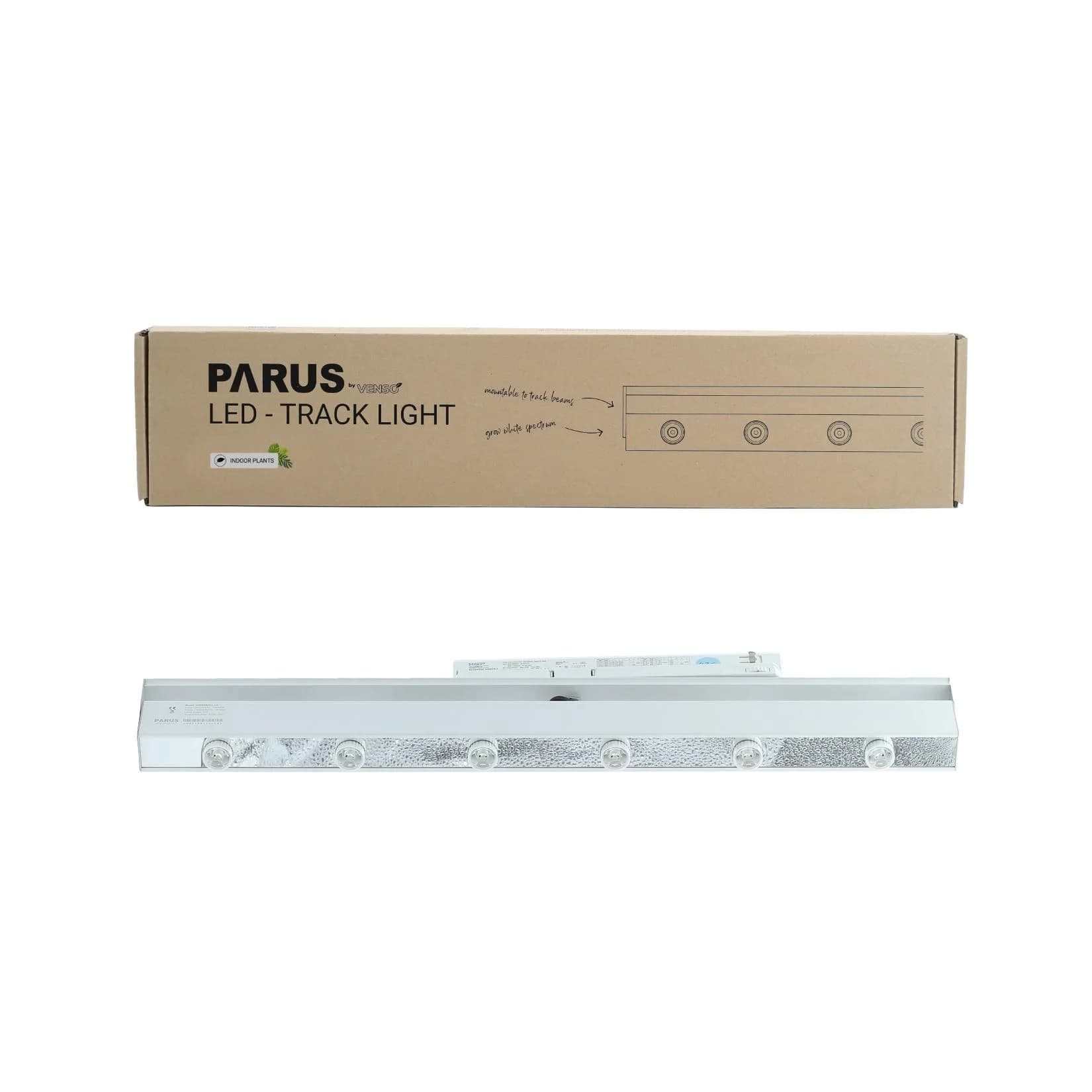 Parus by Venso LED Track Light Weiß 60cm Stromschienenstrahler Pflanzenlampe