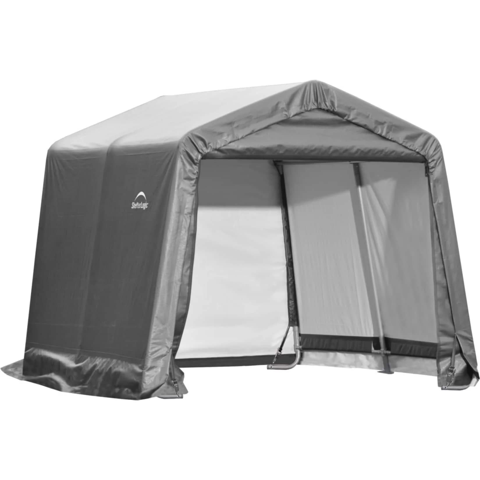 ShelterLogic Garage 300x300cm grau Gerätehaus