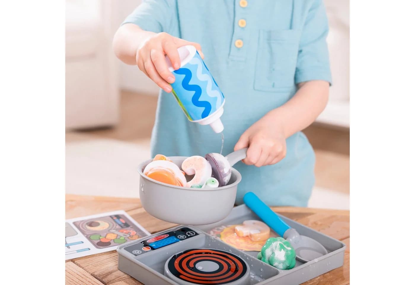 Melissa & Doug Water WOW Kinder-Küchenset Bunt mit Farbwechseleffekt