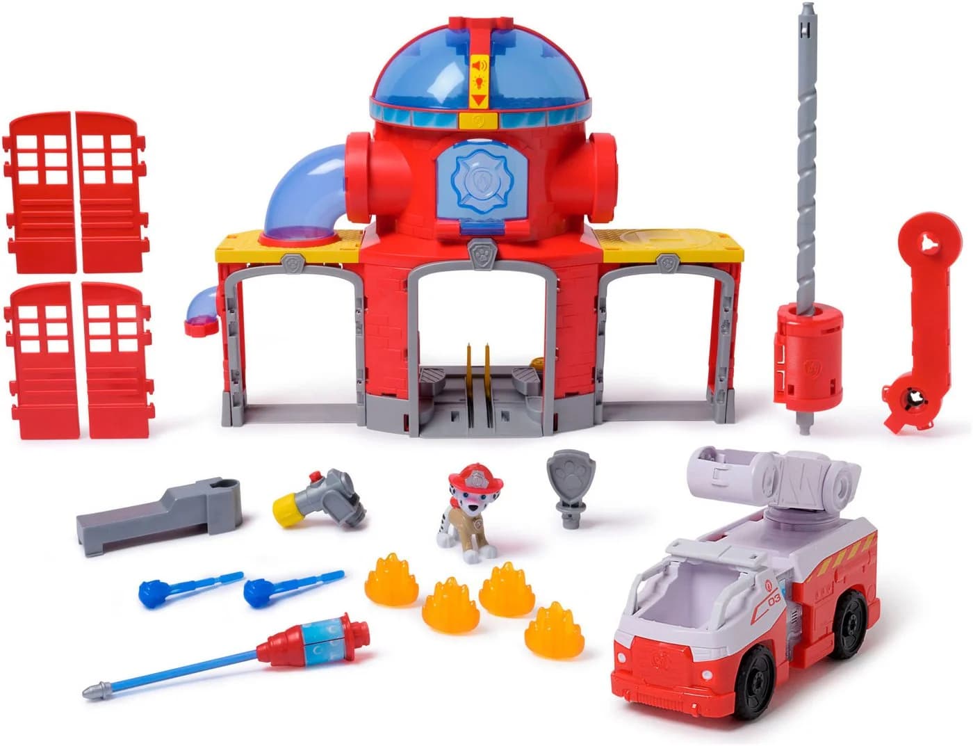 Spin Master PAW Patrol Fire Rescue Feuerwehr-Station mit Licht- und Soundeffekten