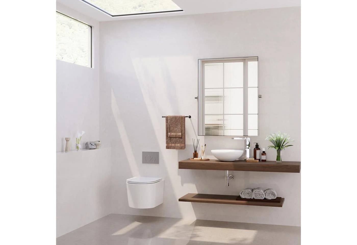 DeerValley Hänge WC Spülrandlos Wandmontage