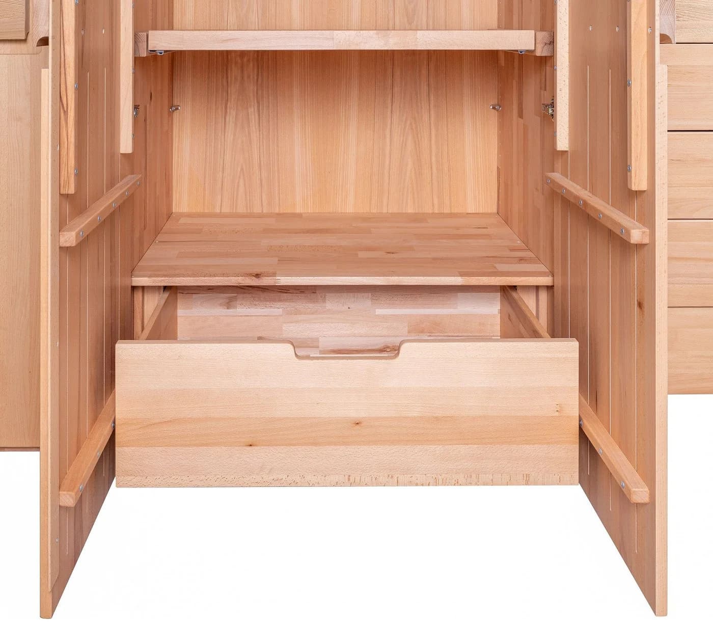 Schubladeneinsatz HOME AFFAIRE "Léopoldine" Beige Kernbuche 98 cm
