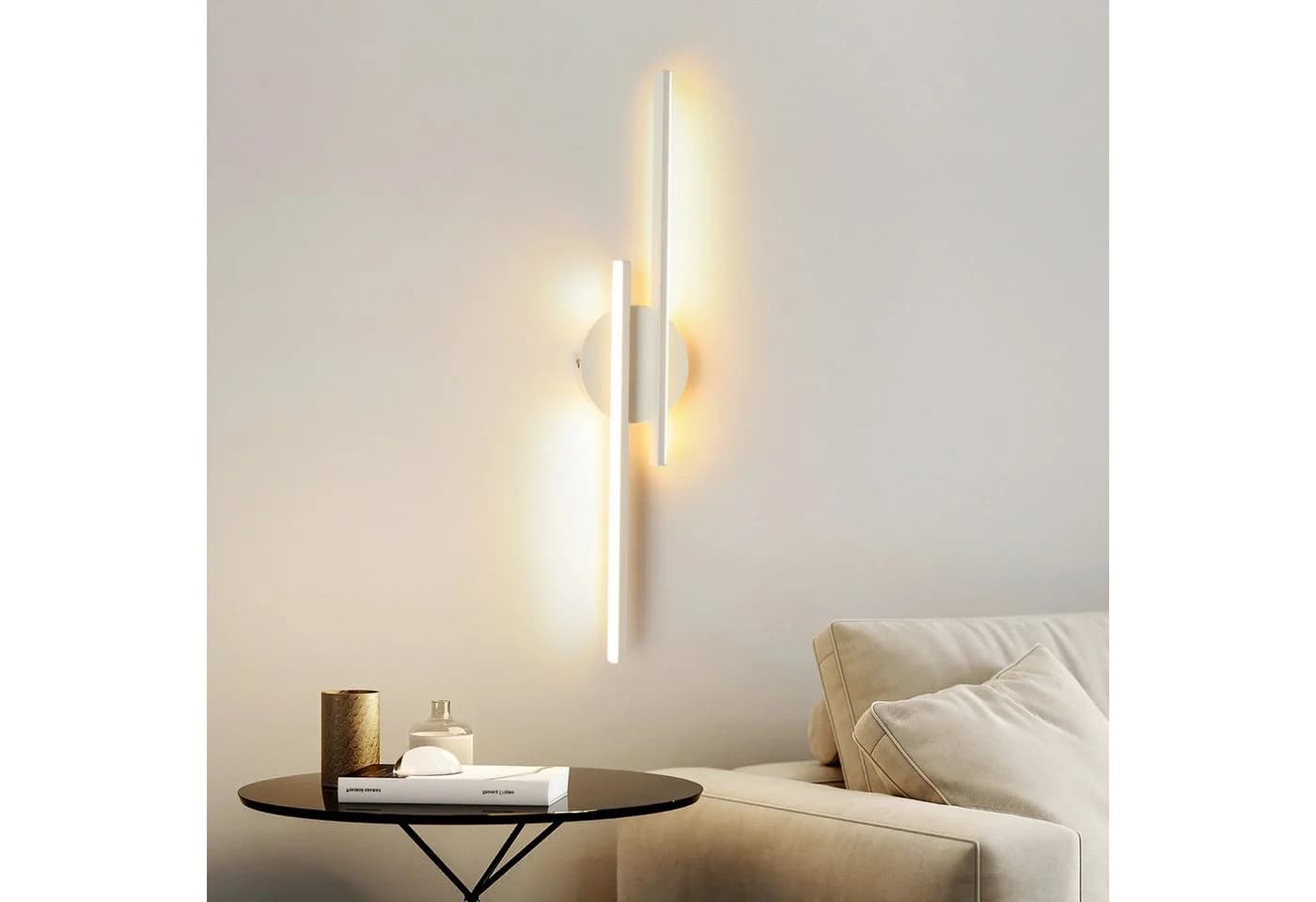 Riserva LED Wandleuchte Schwarz Modern