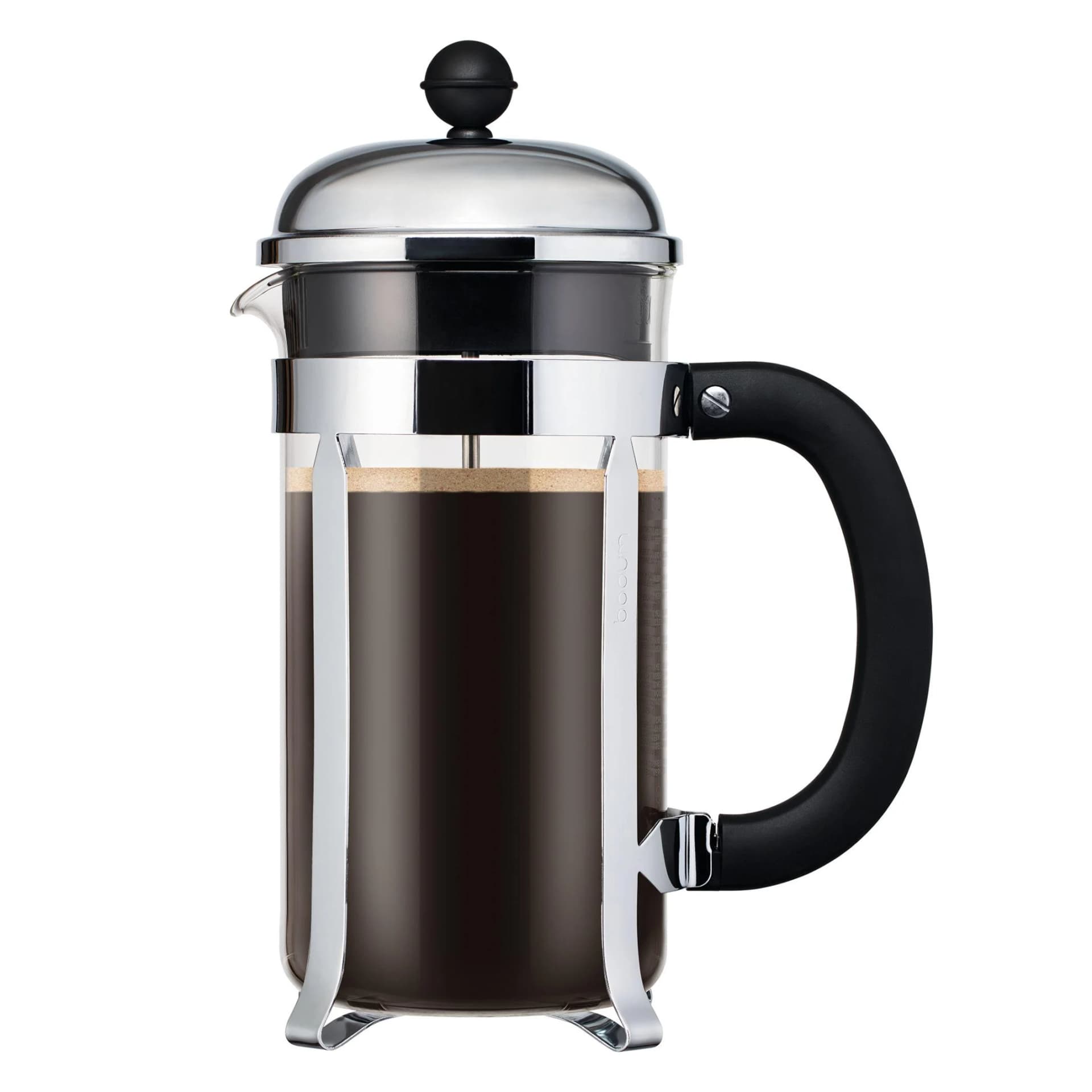 Bodum CHAMBORD French-Press-Kaffeebereiter 1 Liter Schwarz