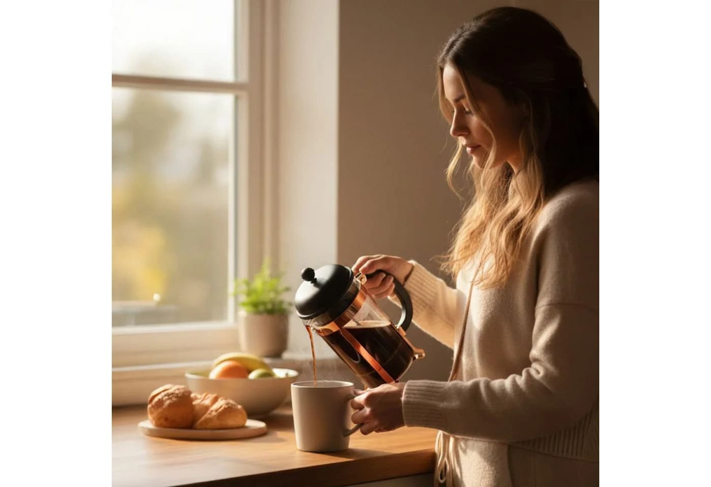 Bodum Chambord French Press Kaffeebereiter 1,0l Kupfer