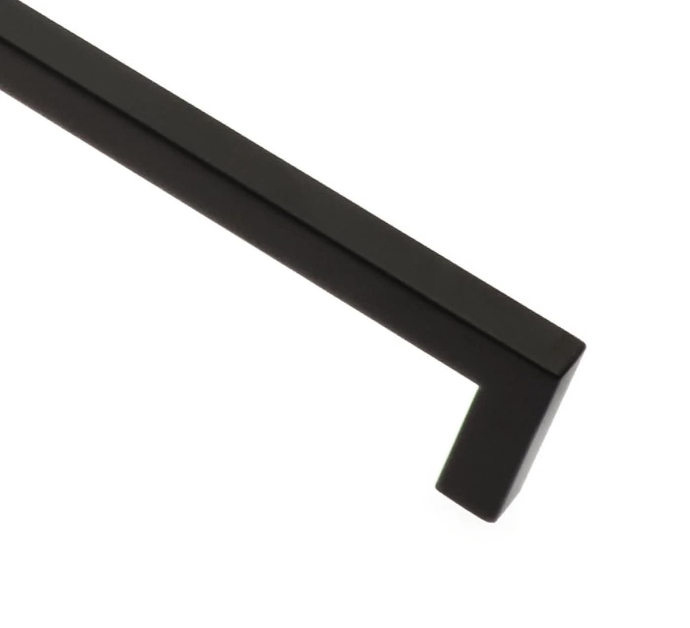 livingpoint24 Möbelgriff BA 192mm Schwarz Matt Edelstahl