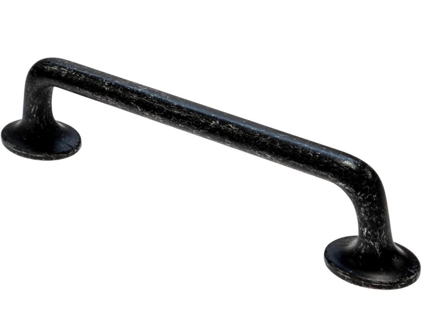 livingpoint24 Möbelgriff BA 128mm Schwarz antik Vintage Metall massiv