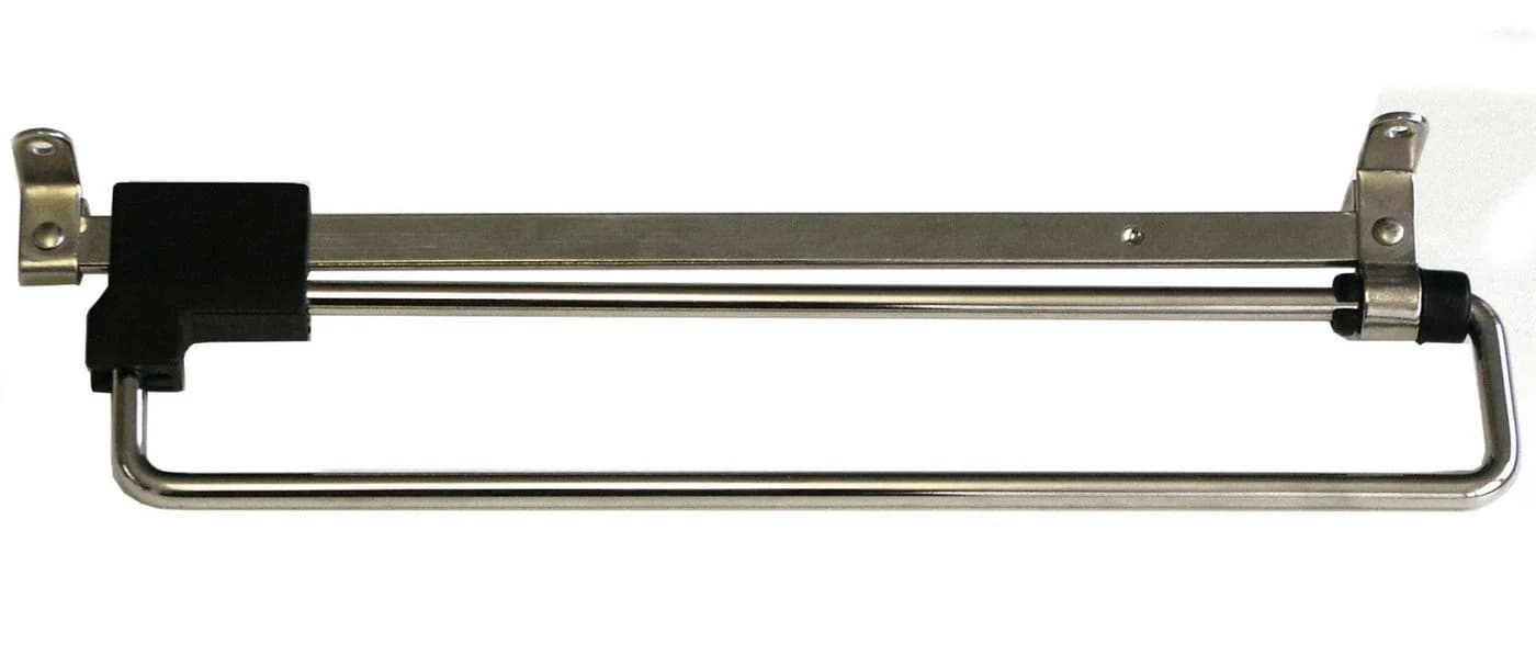 livingpoint24 Garderobenhaken Kleiderstange ausziehbar, Teleskopstange 25-50cm für Kleiderschrank