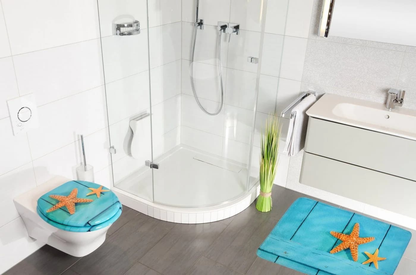 Sanilo Badematte Starfish 50x80 cm rutschfest waschbar