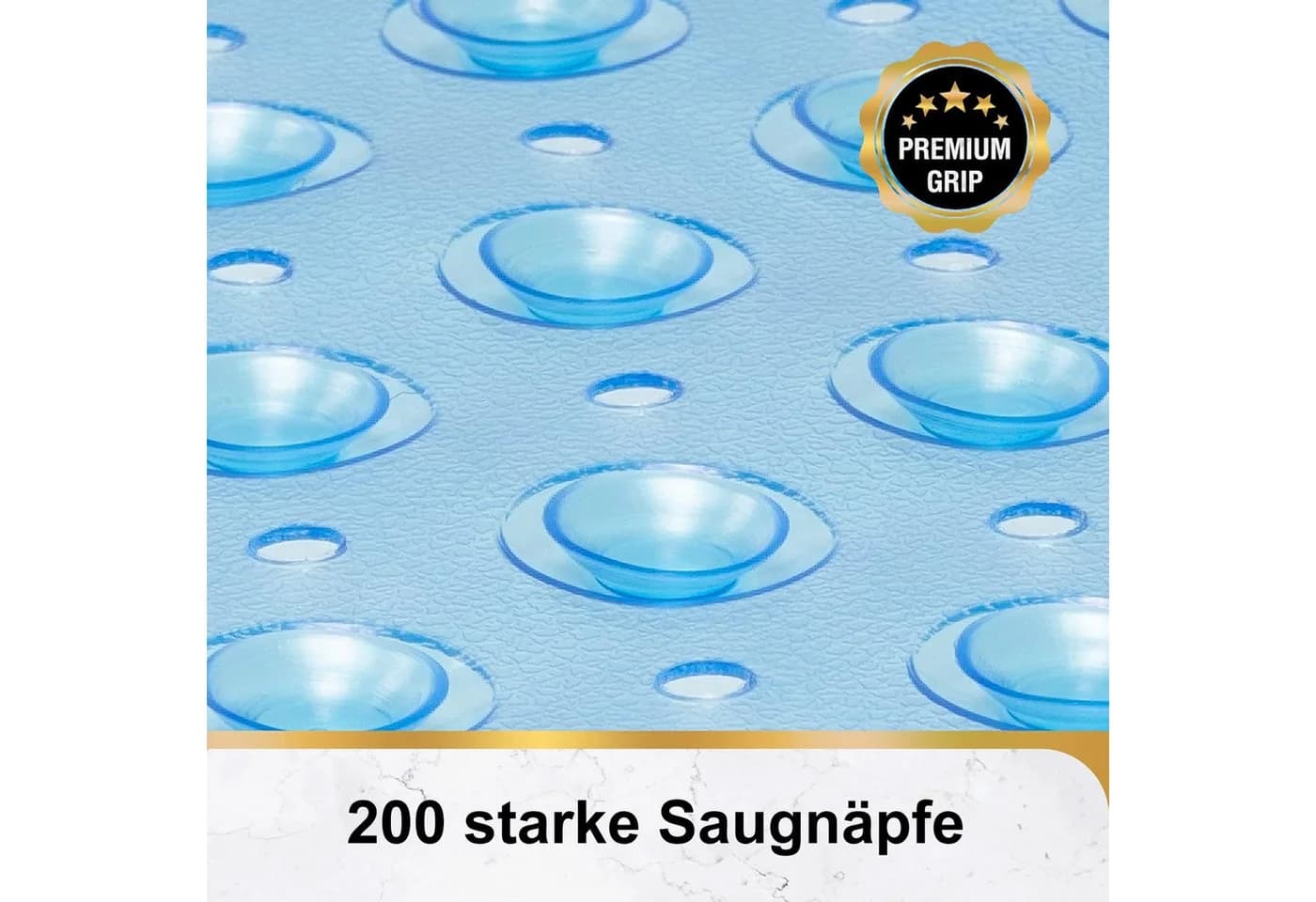 Futicare Wanneneinlage Badewannenmatte rutschfest blau