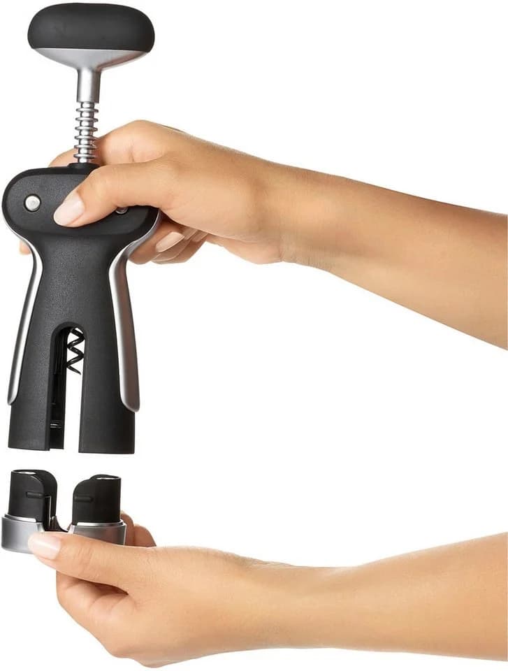 OXO GOOD GRIPS Flügelkorkenzieher mit abnehmbarem Kapselschneider