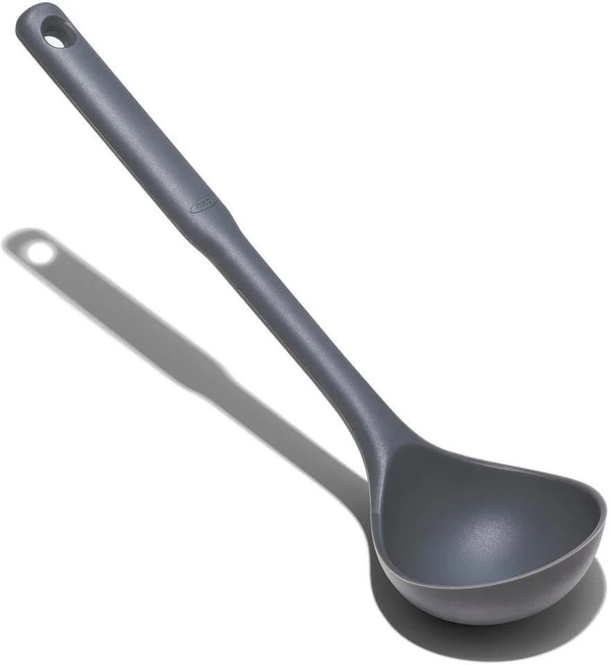 OXO GOOD GRIPS Schöpflöffel Grau Silikon Kochlöffel