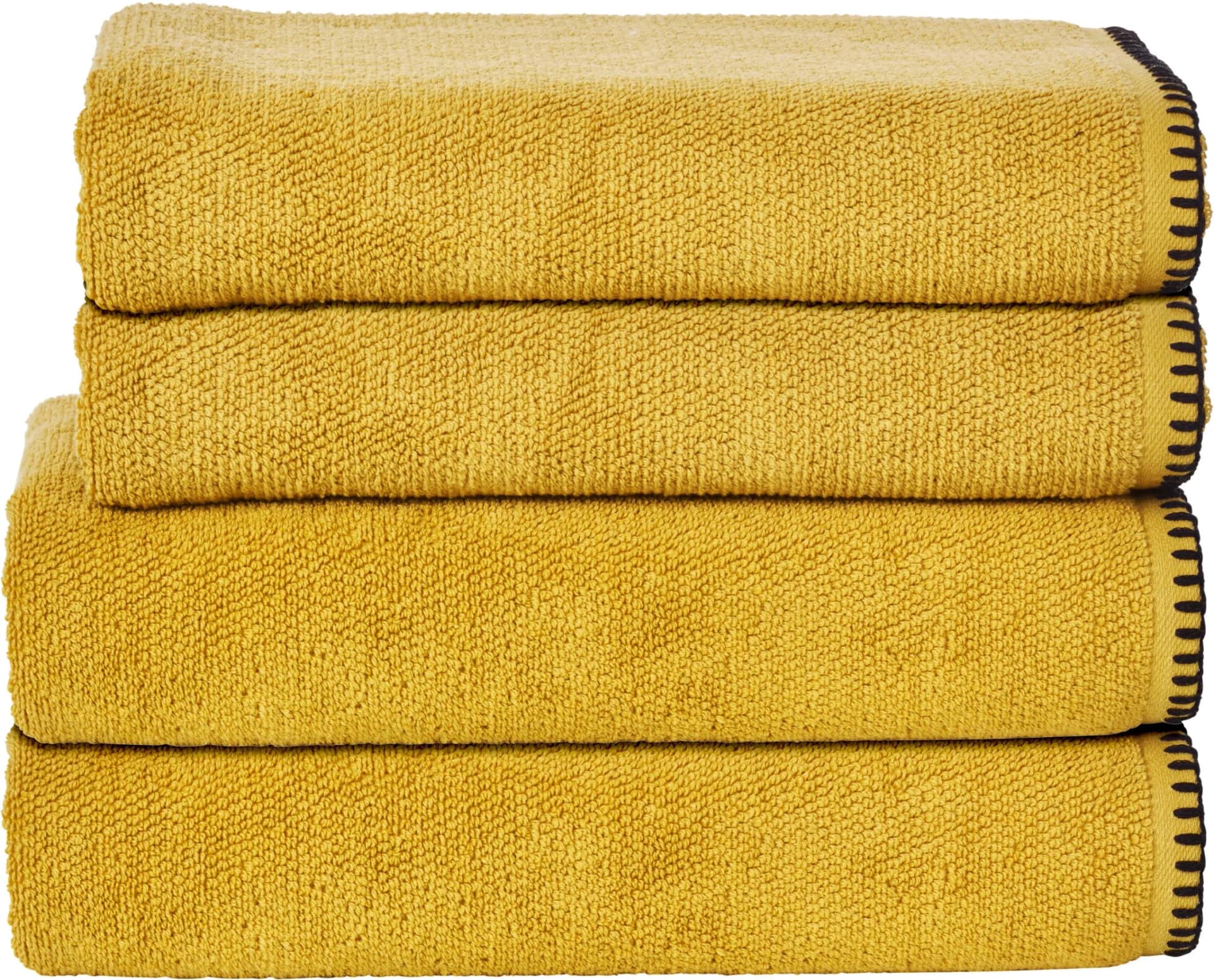 DONE. Handtuch Set Deluxe Prime 4-tlg. Gold 100% Baumwolle