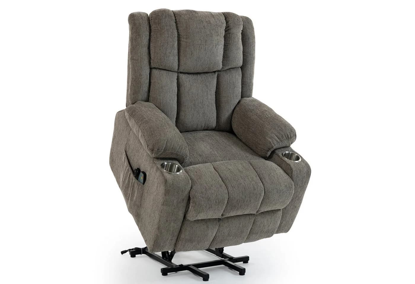 KLAM HOME Relaxsessel TV-Massagesessel mit Aufstehfunktion, Wärme & 4D-Vibration