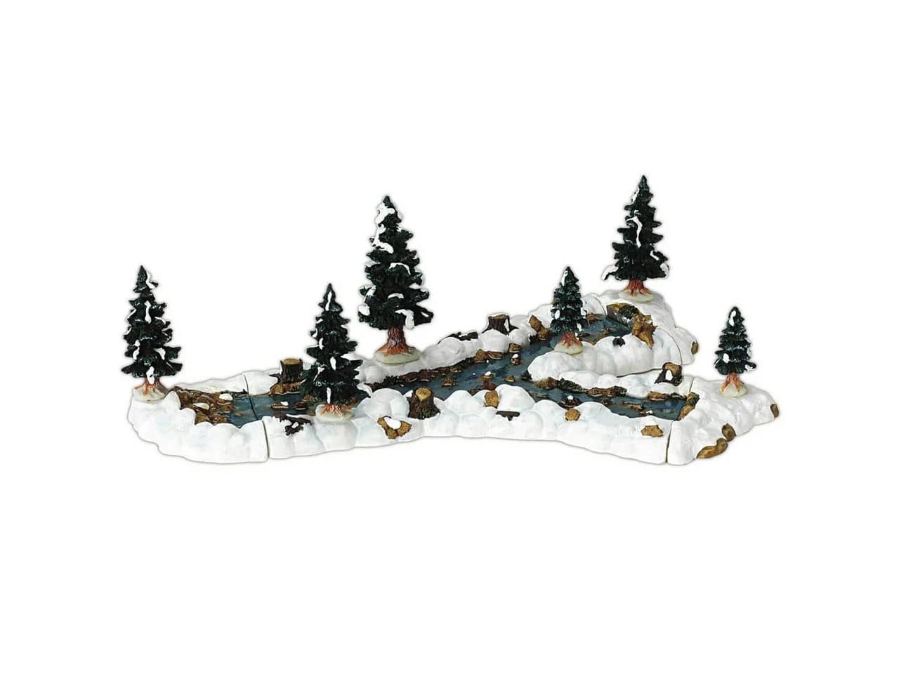 LeMax Weihnachtsdorf Mill Stream Fork 10-tlg. Kunststoff