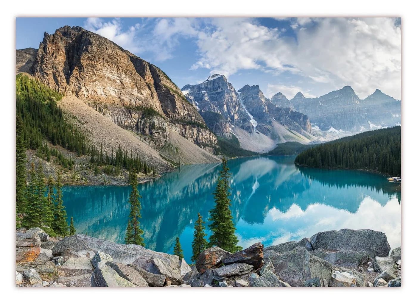 LYSCO Poster Moraine Lake Gebirgssee 100x70 cm