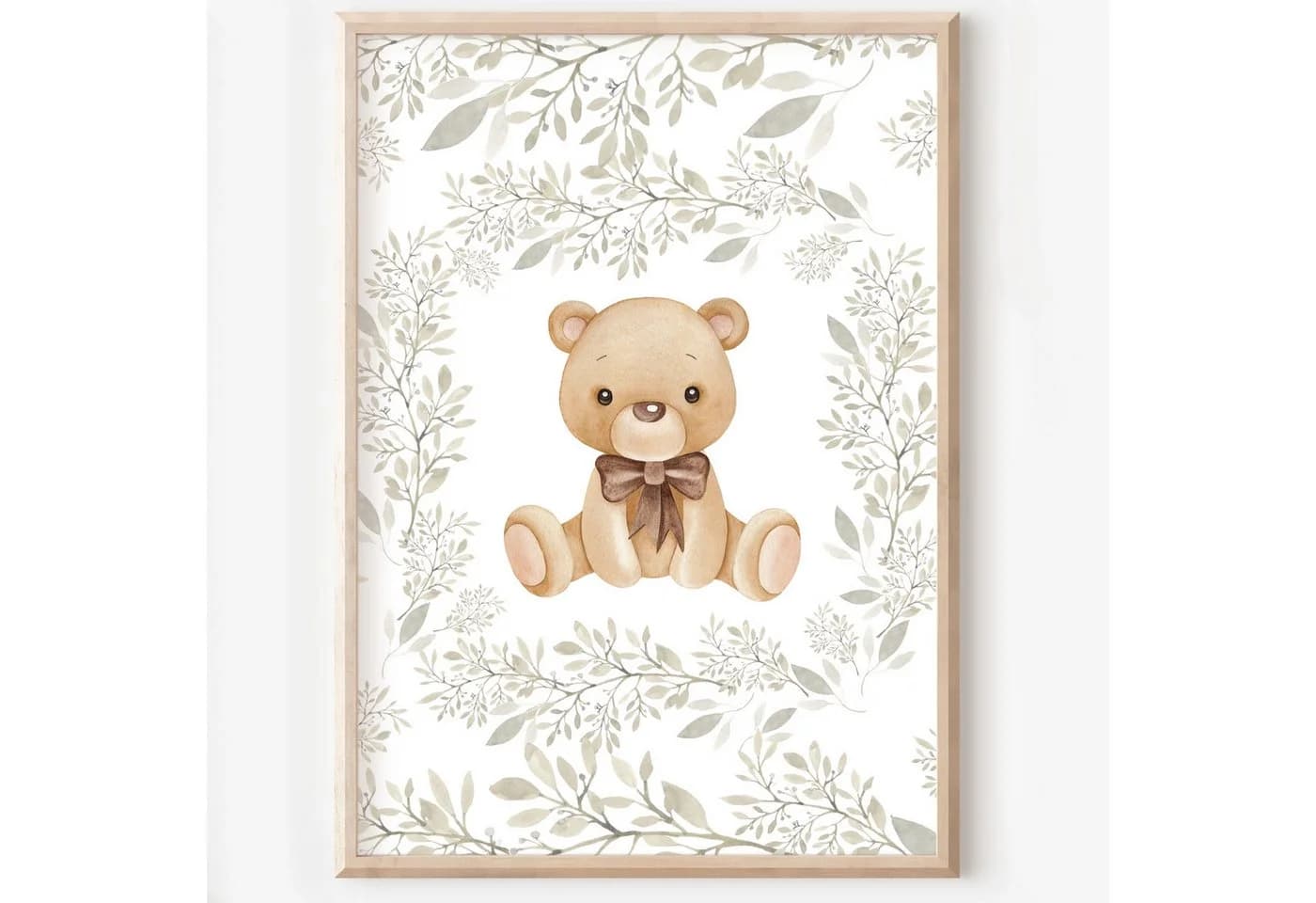 homestyle-accessoires Poster Kinderzimmer Bilderwand 6erSet Teddy Auto