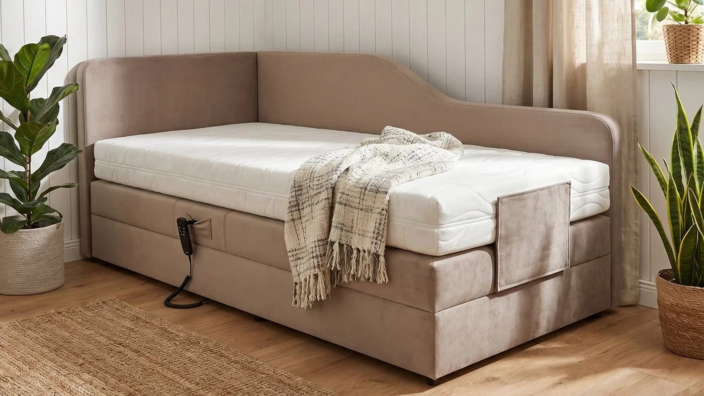 PAARA Boxspringbett Box Alexandria elektrisch verstellbar mit Motor