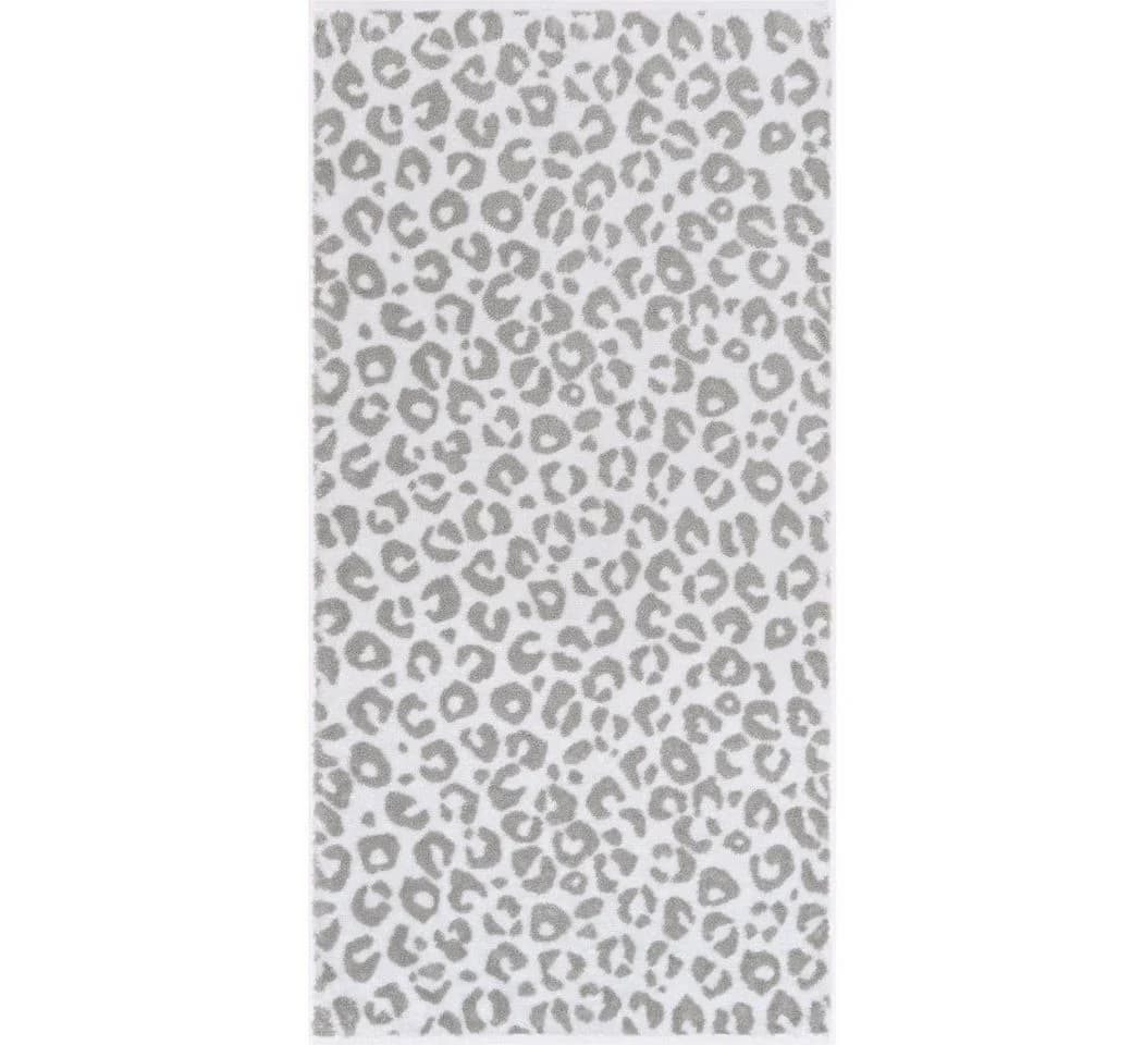 Cawö Handtuch Leo Platin 100% Baumwolle Two-Tone Design